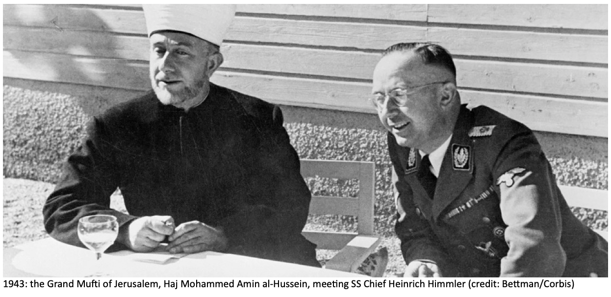 Grand Mufti, Haj Mohammed Amin al-Husseini witrh Himmler 1943.png